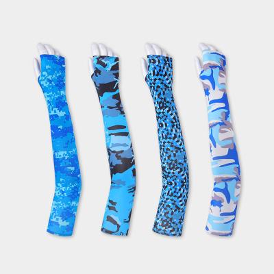 China Breathable Arm Sleeves Summer Sun Protection UV Ice Cool Cycling Running Fishing Climbing Driving Arm Cover Warmers For Women Men for sale