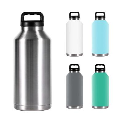 China Sustainable Sports Water Bottle Vacuum Insulated Double Walled Stainless Steel Thermo Mug for sale