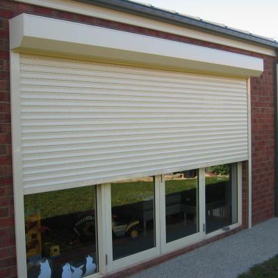 China Modern Aluminum PVC Roller Shutter Side Frame Cover For Manual And Motorized Window And Door for sale