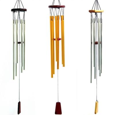 China Wholesale Cheap Hangning Windchimes Home Metal Europe Decor Memorial Wind Rings For Gift for sale