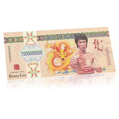 China Hot China 2020 Newest Paper Banknotes Colored Wholesale Bruce Lee Banknote For Collectible Value Gift For Collection Hobby for sale