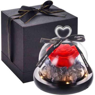 China Hot Goods 2021 Low Price Good Selling Forever Preserved Romantic Rose Gift-Home Decor For Christmas for sale