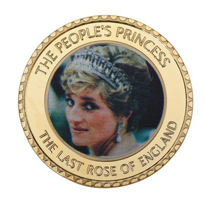 China Custom Wholesale India China Factory Beauty Product Coin 2021 Alibaba Commemorative Gold Diana Princess Coin For Gift for sale