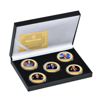 China 2020 American Unite States Presidential Candidate JOE BIDEN Election Gold Plated Coin Trump Stongest Competitor For Business Gift for sale