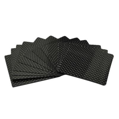 China 12K Pattern Thermoplastic Carbon Fibre Sheet Plate for Arch Support in Black Color for sale