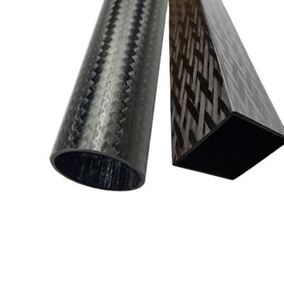 China Round Carbon Fiber Tubing Pull Winding Square CF Tubes for CFK Rohr Verfahren Products for sale