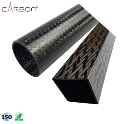 China OEM/ODM 120mm Carbon Fiber Telescope Tube with Pullwinding and Pull Braided Design for sale