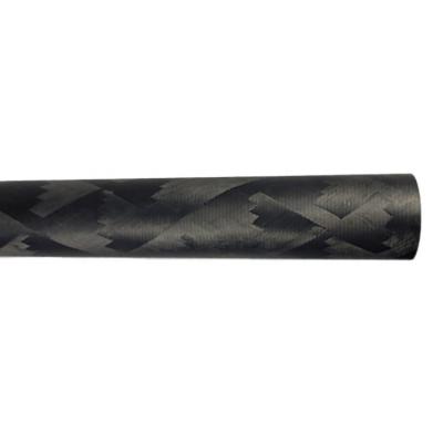 China 98% C Content Non-volatile Carbon Fiber Hexagonal Tube 25mm 3K Carbon Oval Tubing for sale