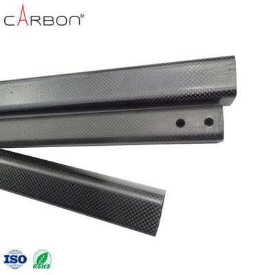 China Non-volatile 3Mm Square Carbon Fiber Pipe for Shoe Production Process for sale