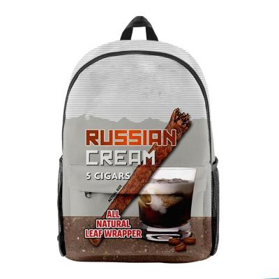 China Newest popular backwood travel backpack waterproof popular cream russian backwood bag for sale