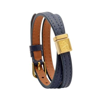 China Traditional Product Hot Selling 24K Pure Gold Foil PU Leather Bracelet For Anniversary for sale