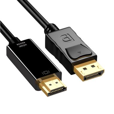 China LAPTOP DP to DP adapter male to male converter and gold plated cord, supports 4K@60Hz, 2K@144Hz compatible for Dell, HP, ASUS and more for sale