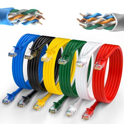 China Cat5e Ethernet Cable, 0.3M-50M Outdoor &Indoor For With High Quality RJ45 Connector Cat 5E Unshielded for sale