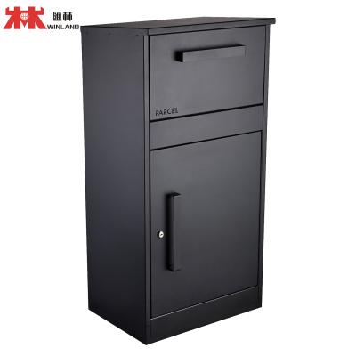 China Waterproof Home Standing Galvanized Steel Delivery Box Big Drop Parcel Box Parcel Box for sale