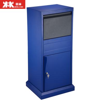 China Rack Parcel Box Galvanized Steel Waterproof Parcel Drop Box Parcel Delivery Home Box WinLand for sale