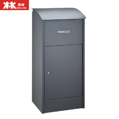 China Large Capacity Parcel Box Package Drop Steel Box Customized Delivery Box With Soft-closing Mechanism Design for sale