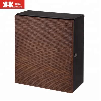 China Large American Style Mailbox Outdoor Wall Mounted Mailbox Wall Mounted Letter Box With Pedestal for sale