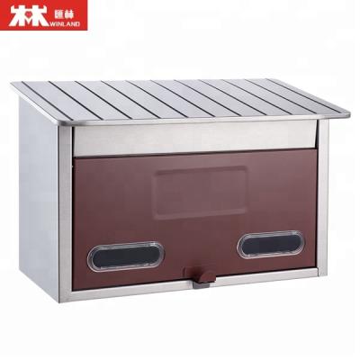 China New Model OEM Stainless Steel Mailbox Letter Box Waterproof Wall Mounted Mailbox for sale