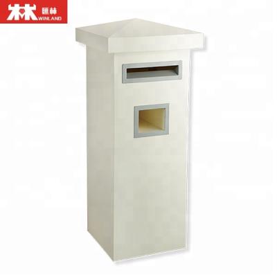 China Free Standing Modern Free Standing Mailbox Galvanized Outdoor Standing Mailbox for sale