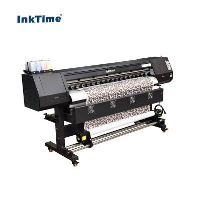 China Garment Shops 2200Mm Inkjet I3200 3 Head T-shirt Printer Sublimation Plotter Sublimation Printer And Heat Press for sale