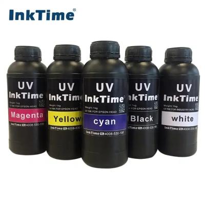 China Manufacturers L000ML Dye Source Ink UV Flatbed Printer Machine UV Printer Ink 1L for sale