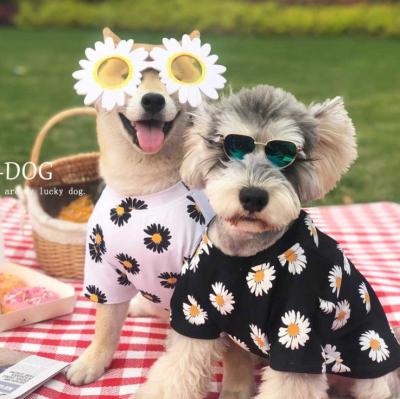 China Wholesale Cute Fashion Pet Spring Summer Dog Clothes Small Stocked Dog Shirt for sale