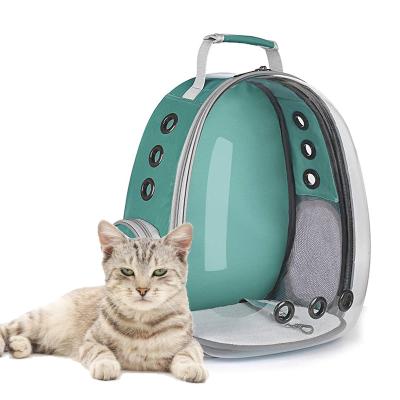 China Wholesale Breathable Portable Cat Backpack Cat Bag Customization Pet Cages Carrying Pet Take Out Space Backpack for sale