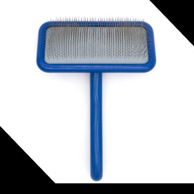 China Factory Wholesale Two Size Pet Pin Needle Brush Cat Dog Viable Wood Grooming Remover Hair Slicker Brush for sale