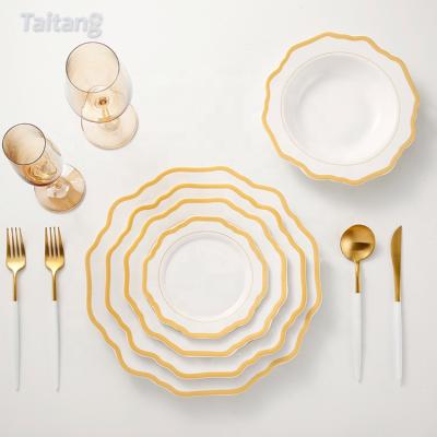 China Hotel Sustainable Dinnerware 8.5