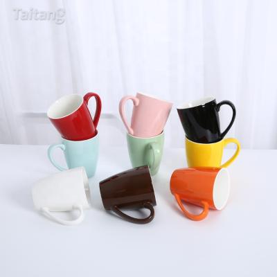 China Viable Ceramic Mug Maker Home Restaurant 300Ml 400Ml Iced Ceramic Cup Coffee Mug for sale