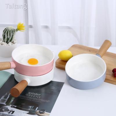 China Viable Wholesale Tableware Set Home Pasta Dish Plates Ceramic Restaurant Porcelain Pasta Salad Bowl for sale