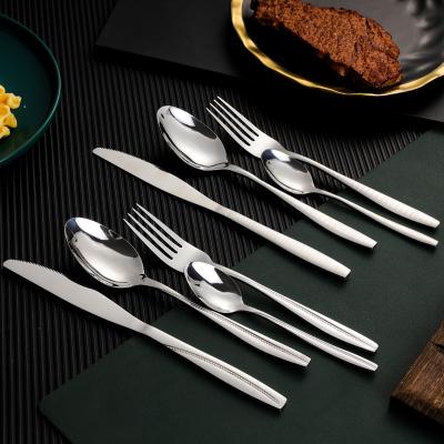 China Sustainable Luxury 24 Pcs Stainless Steel Flatware Colorful Gifts With Box Wholesale Gold Silverware Fork Knife Spoon Kitchen Cutlery Set for sale