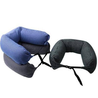 China Wholesale U Shape PORTABLE Custom Cushion Cushion Microbead Travelsky Particle Soft Travel Neck Pillow for sale