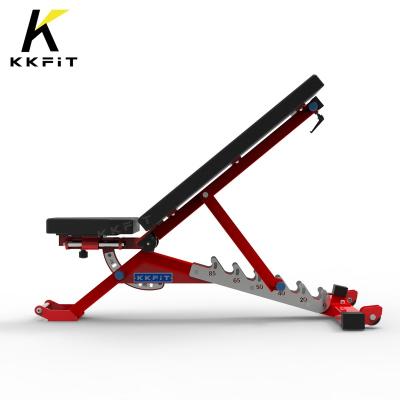 China Commercial Top Gym Commercial Unisex Workout Folding Strength Training Adjustable Dumbbell Weight Bench for sale