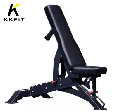 China Commercial KKFIT Steel Bodybuilding Customized Sit Up Bench Fitness Exercise Adjustable Commercial Use Weight Bench for sale