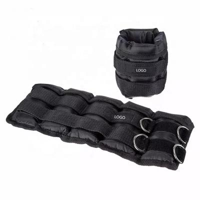 China Durable KKFIT Hot Selling Load-bearing Equipment Sandbags Adjustable Neoprene Arm Leg Wrist Ankle Weight for sale