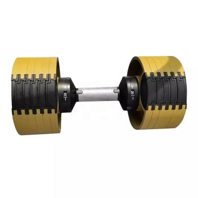 China Durable KKFIT Factory Free Weights Fitness Dumbbell Set 24kg/32kg/53lb/71lb Adjustable Dumbbell for sale