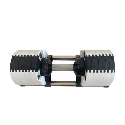 China Durable KKFIT China Factory Best Price Steel Adjustable Weights Dumbbell 20kg 32kg 52LB 70LB Adjustable Dumbbell set for sale