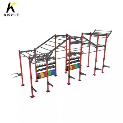 China Commercial Use Custom high Quality Bodybuilding Commercial Gym Equipment Multi-Functional Outdoor Fitness Cross Fit Rig Power Rack for sale