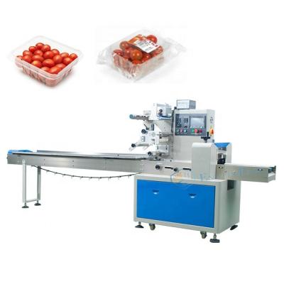 China Full Automatic Food Cherry Tomato Fruit Vegetable Packing Machine Price for sale