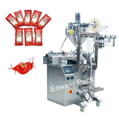 China Automatic Liquid Food Pouch Tomato Sauce Ketchup Packaging Machine Ketchup Sachet Packing Machine for sale