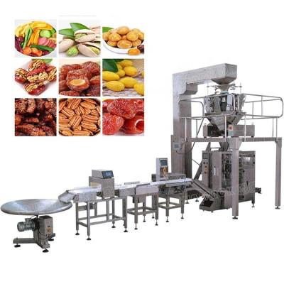 China Multi Heads Food Weigher 10g-50g Automatic Puffed Food Potato Chips Packing Machine for sale