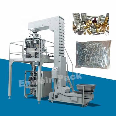 China Fully Automatic Food Screw Metal Nuts PE Rigid Film Packaging Machine for sale