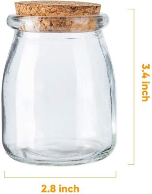 China Hot Sale China Food Storage Glass Cream Jar Glass Jar Empty Cancle Glass Jar for sale