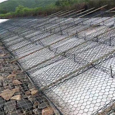 China 2x1x1m Woven Galfan Gabion Box And Gabion Basket for sale