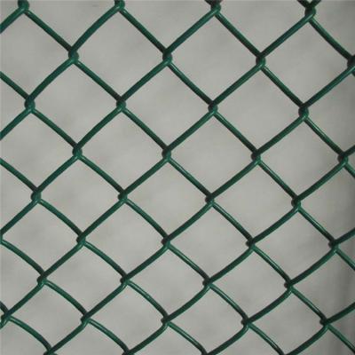 China PVC Coated 6 Foot 2.5mm  Sportsfield 2*20m roll Diamond Wire Mesh Fence for sale