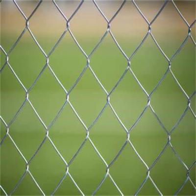 China Low Carbon Steel 4.0mm Diamond Wire Mesh Fence For Baskball Field for sale