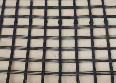 China Pavement Plastic Compound 100x3.95m Fiberglass Geogrid For Road Construction for sale