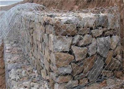 China Hexagonal Hole No Rust Plastic Film Steel Gabion Cage for sale