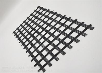 China Schwarzes Bitumen beschichtete Geogrid-Verstärkung für Straßen-industrielle Anlagen zu verkaufen